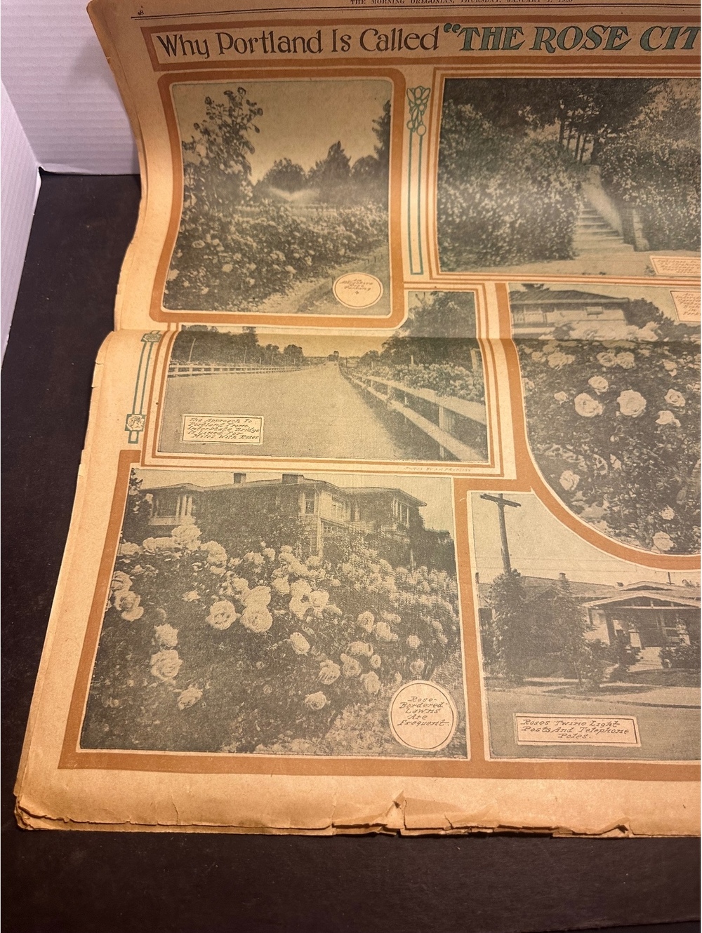 1925 Morning Oregonian New Year’s Edition Portland Oregon Section 2 - Picture 10 of 10